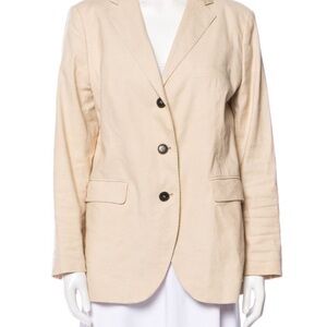 Bogner Cream Blazer Tailored Suit Jacket